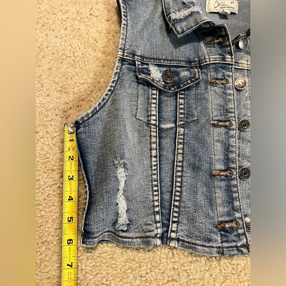 Mini jean vest size M (juniors) - Picture 7 of 8